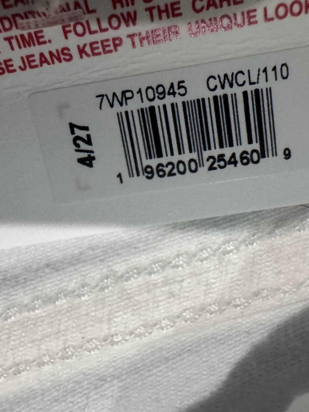NWT Lucky Brand sweet crop white jeans - Picture 3 of 6